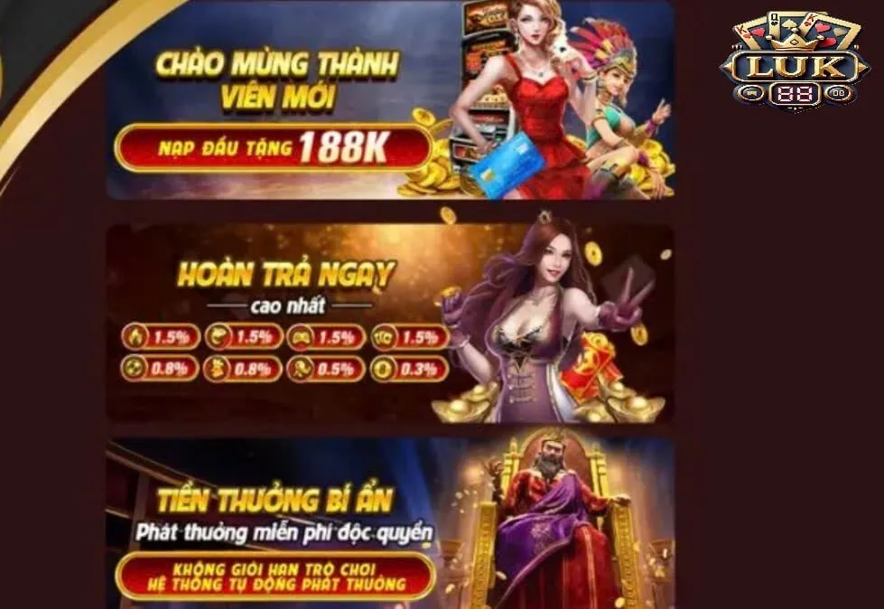 Khuyến Mãi Luk88 2 Sự kiện tặng thưởng 20% cho lần nạp thứ hai tại Luk88